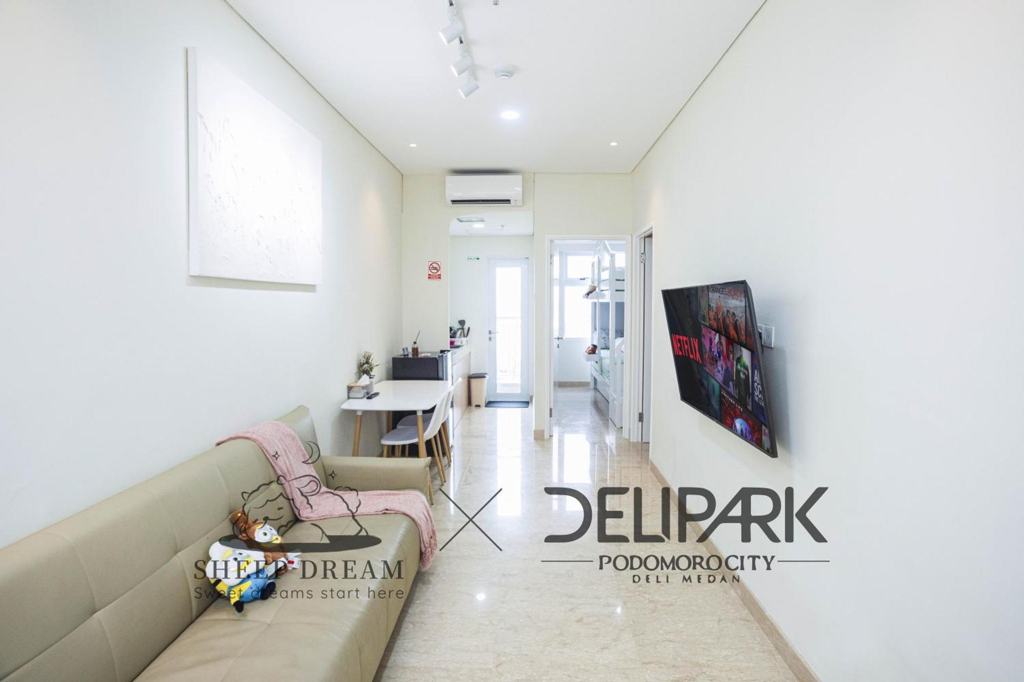 Apartamento Delipark Mall Luas 60Meter 2Kamar Liberty Lt9 Medan Exterior foto